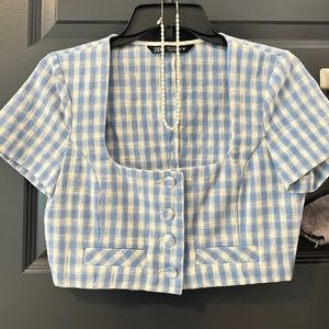 Crop top blazer for occasional party🎂